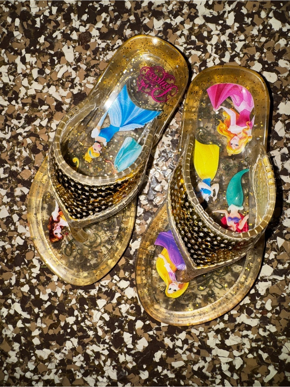 Toddler Girls Shoe Bundle Size C6 | Water Shoes Disney Sandals - Picture 5 of 5